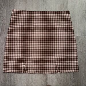 Gianni Bini Pink and Brown Mini Pencil Skirt Casual
